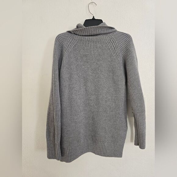 Aritzia Wilfred Free Cowl Neck Merino Wool Sweater In Grey Size Medium - Picture 8 of 8